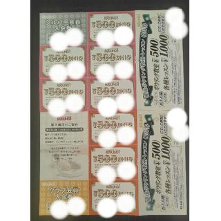 「4,000円分」ラウンドワン株主優待券(その他)