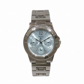 セイコー(SEIKO)のセイコー ルキア 5Y89-0B30 クォーツ 文字盤ライトブルー 時計 腕時計 レディース 送料無料 【中古】【あす楽】(腕時計)