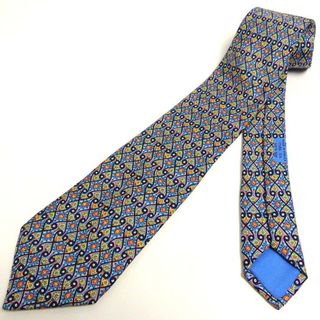 エルメス(HERMES)のフランス製 Hermes Silk / ヴィンテージ エルメス 総柄ネクタイ(ネクタイ)