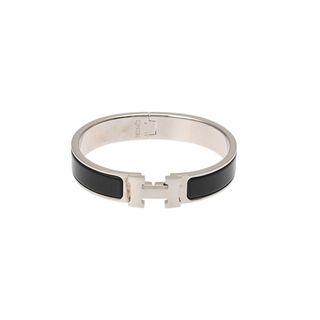 エルメス(HERMES)の中古 エルメス HERMES ユニセックス ブレスレット ブラック /シルバー金具 エナメル(ブレスレット/バングル)