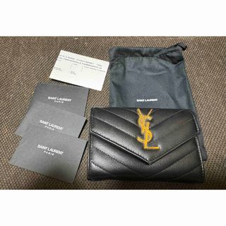 サンローラン(SAINT LAURENT)のサンローラン　名刺入れ　カードケース　SAINT LAURENT  ブラック(名刺入れ/定期入れ)