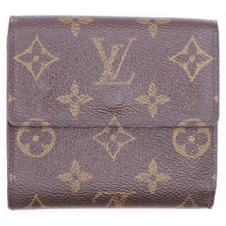 ルイヴィトン(LOUIS VUITTON)のLOUIS VUITTON ルイヴィトン モノグラム ポルトフォイユ エリーズ ウォレット 3つ折り財布 ブラウン M61654(折り財布)