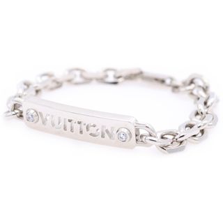 ルイヴィトン(LOUIS VUITTON)のLOUIS VUITTON ルイヴィトン LV IDブレスレット シルバー M0994M(ブレスレット)