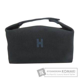 HERMES - HERMES エルメス ブリッドアブラックGM シルバー金具 ハンドバッグ キャンバス レディース [中古]