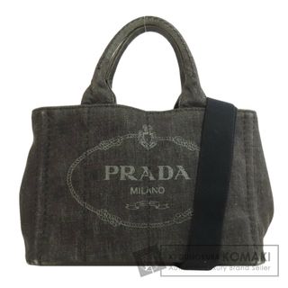 プラダ(PRADA)のPRADA プラダ カナパミニ 2WAY トートバッグ デニム レディース [中古](トートバッグ)