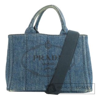 プラダ(PRADA)のPRADA プラダ カナパミニ 2WAY トートバッグ デニム レディース [中古](トートバッグ)