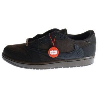 ナイキ(NIKE)のNIKE ナイキ ×TRAVIS SCOTT AIR JORDAN 1 LOW OG SP VELVET BROWN DM7866-202 トラヴィススコット エアジョーダン1 ベルベットブラウン ローカットスニーカー(スニーカー)