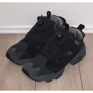 リーボック(Reebok)の24cm 良品 REEBOK INSTA PUMP FURY OG emmi 黒(スニーカー)