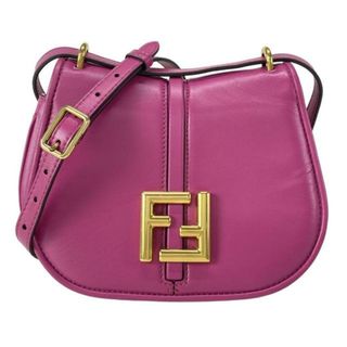 フェンディ(FENDI)のFENDI(フェンディ) ショルダーバッグ美品  カモン スモール 8BS082 ピンク レザー(ショルダーバッグ)