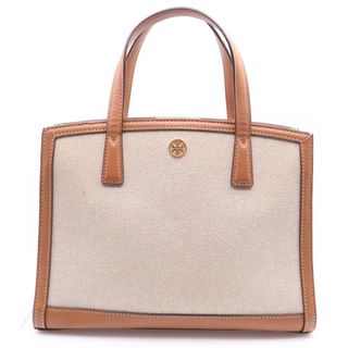 トリーバーチ(Tory Burch)のTORY BURCH トリー バーチ 2WAY キャンバス ショルダー ハンドバッグ レディース ベージュ(ショルダーバッグ)