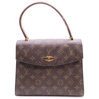 ルイヴィトン(LOUIS VUITTON)のLOUIS VUITTON ルイヴィトン モノグラム マルゼルブ レザーハンドバッグ ブラウン M51379(ハンドバッグ)