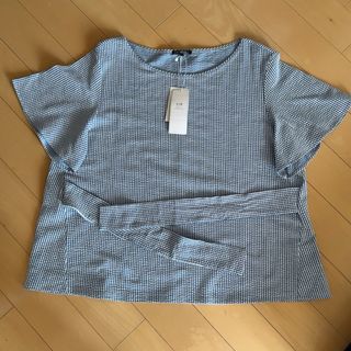 ニジュウサンク(23区)の23区 シアサッカー カットソー(カットソー(半袖/袖なし))