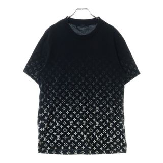 ルイヴィトン(LOUIS VUITTON)のLOUIS VUITTON ルイヴィトン 21AW モノグラムグラディエント クルーネック半袖Tシャツカットソー ブラック RM212Q NPG HKY46W(Tシャツ/カットソー(半袖/袖なし))