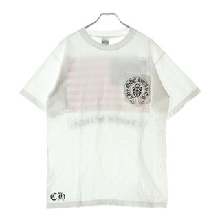 クロムハーツ(Chrome Hearts)のCHROME HEARTS クロムハーツ OLD American Flag Tee アメリカンフラッグ 星条旗 半袖Tシャツ カットソー ホワイト(Tシャツ/カットソー(半袖/袖なし))