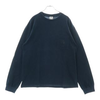 クロムハーツ(Chrome Hearts)のCHROME HEARTS クロムハーツ OLD DBL CH L/S TEE ダブルCHクロス 長袖Tシャツ ロングスリーブカットソー ネイビー(Tシャツ/カットソー(七分/長袖))