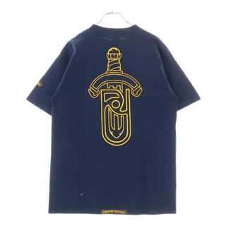 クロムハーツ(Chrome Hearts)のCHROME HEARTS クロムハーツ OLD × UNITED ARROWS MADE IN USA POCKET TEE ユナイデッドアローズ バックロゴプリント 半袖Tシャツ カットソー ネイビー 藍染め(Tシャツ/カットソー(半袖/袖なし))