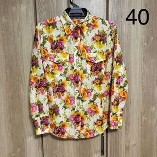 ポールスミス(Paul Smith)のpaul smith ポールスミス 花柄薔薇ブラウスシャツ(シャツ/ブラウス(長袖/七分))