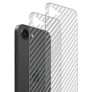 【在庫セール】【2枚セット】For iPhone 16e 背面フィルム 炭素繊維