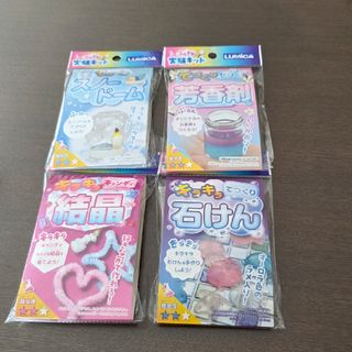 ふしぎな実験キット　実験キット　工作キット　観察キット　夏休みの宿題　4点
