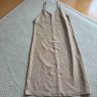 ジーユー(GU)のネックキャミソールワンピース　GU(ロングワンピース/マキシワンピース)