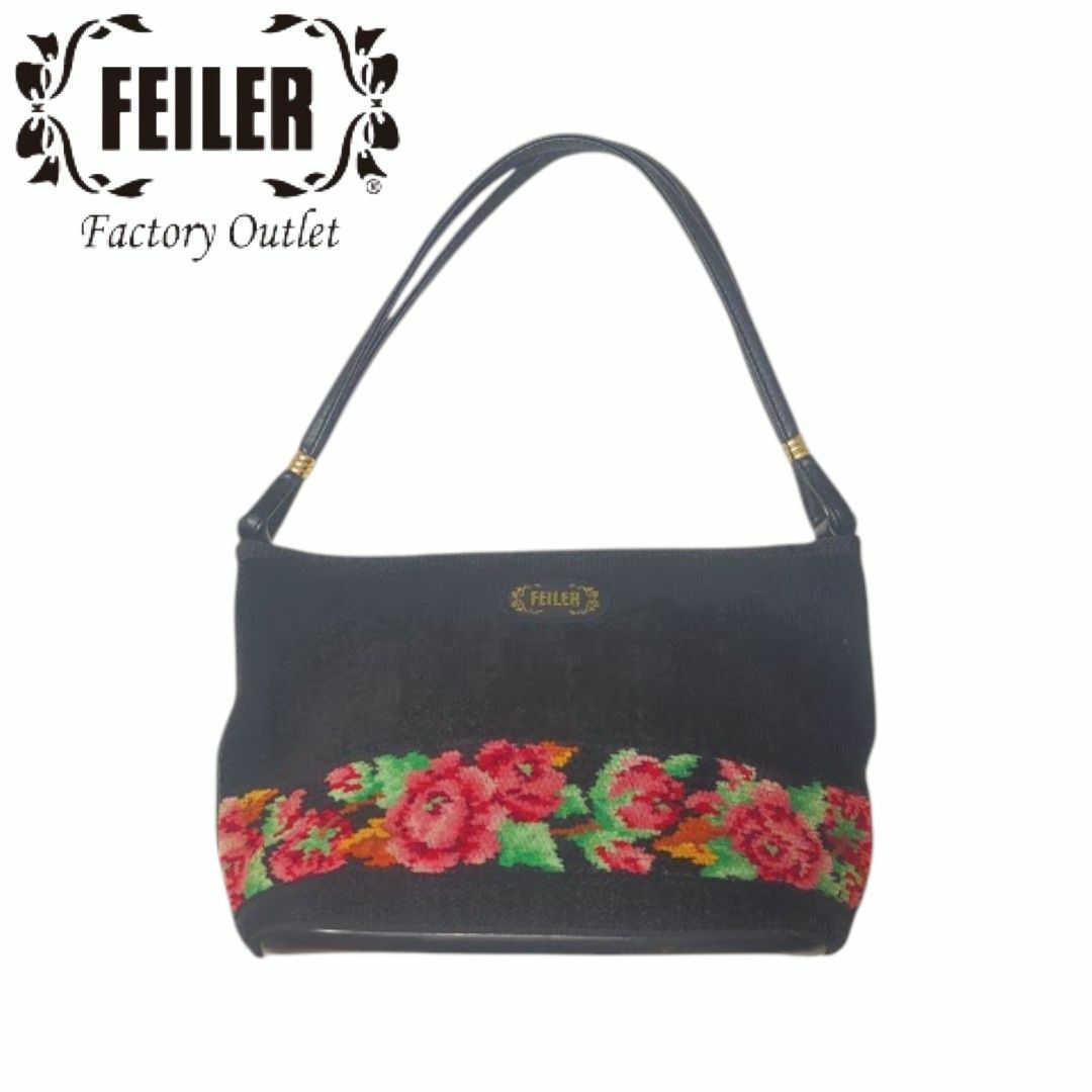 お値下げ 新品 FEILER ハンドバッグ FEILER - FEILER ブラック ハンドバッグの通販 by BMS 全商品