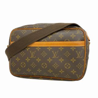 ルイヴィトン(LOUIS VUITTON)の【5gd5353-h】ルイヴィトン ショルダーバッグ モノグラム リポーターPM M45254 ブラウン【中古】レディース(ショルダーバッグ)
