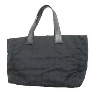 シャネル(CHANEL)の【5gd5429-h】シャネル トートバッグ ニュートラベル ナイロン ブラック シャンパンゴールド金具【中古】レディース(トートバッグ)