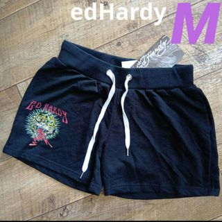 エドハーディー(Ed Hardy)の新品 ED HARDY【M】黒 ショートパンツ 虎(ショートパンツ)