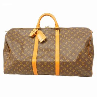 ルイヴィトン(LOUIS VUITTON)の【5ge5563-h】ルイヴィトン ボストンバッグ モノグラム キーポル60 M41422 ブラウン【中古】メンズ レディース ユニセックス(ボストンバッグ)
