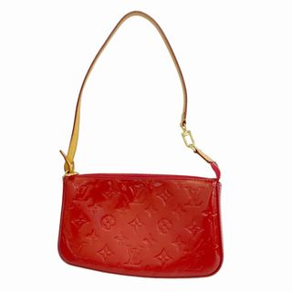 ルイヴィトン(LOUIS VUITTON)の【5ge5584-h】ルイヴィトン ポーチ ヴェルニ ポシェットアクセソワール M91577 ポムダムール【中古】レディース(ポーチ)