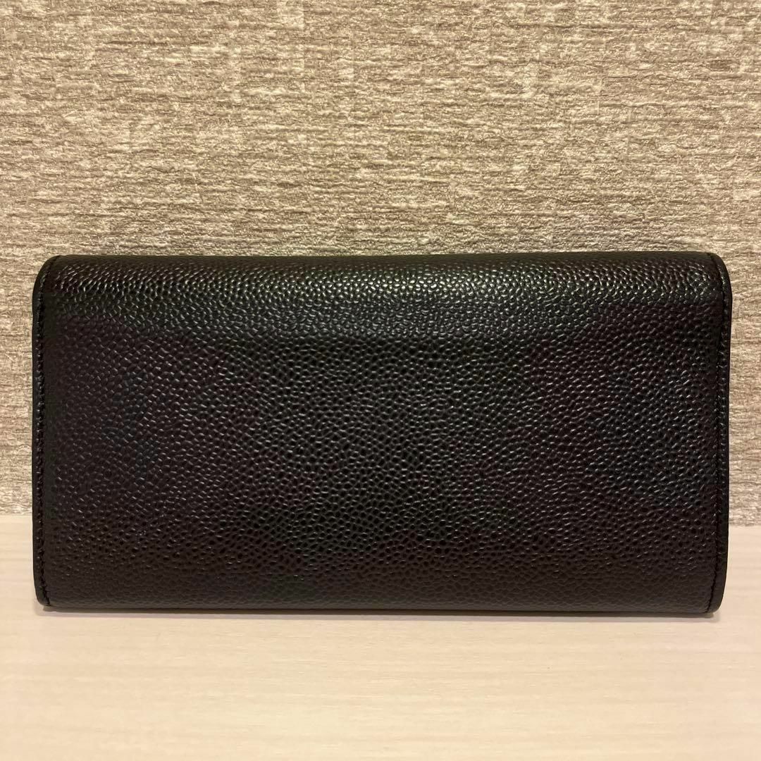 【カード収納力抜群】CHANEL 長財布 キャビアスキン CHANEL - CHANEL キャビアスキン長財布 ギャランティーカード付