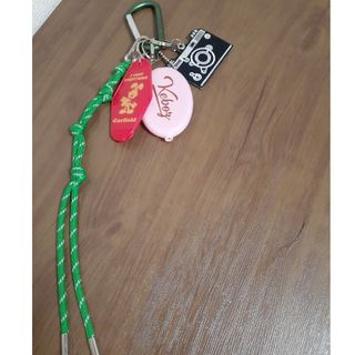 カラビナ付きバッグチャーム