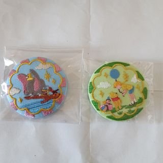 ディズニー刺繍缶バッチ