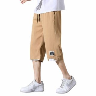 【特価商品】[ＣＮＹＡ] ハーフパンツ メンズ 7分丈 半ズボン 夏 短パン シ(その他)