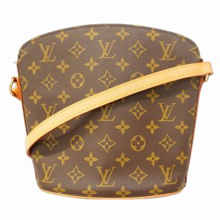 ルイヴィトン(LOUIS VUITTON)の【5ge5599-h】ルイヴィトン ショルダーバッグ モノグラム ドルーオ M51290 ブラウン【中古】レディース(ショルダーバッグ)