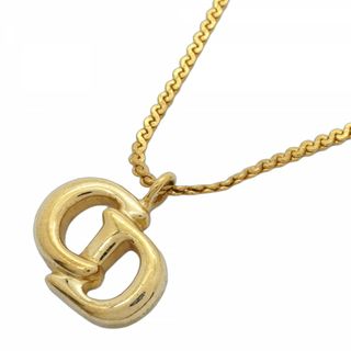 クリスチャンディオール(Christian Dior)の【5jgb0459】クリスチャンディオール ネックレス CDロゴ GPメッキ ゴールド【中古】レディース(ネックレス)