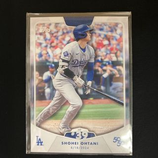 大谷翔平選手TOPPS社50/50トレーディングカード39号ホームラン(記念品/関連グッズ)