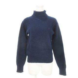 ポロラルフローレン(POLO RALPH LAUREN)のポロ バイ ラルフローレン ニット タートルネック 長袖 ウール ロゴ M 紺(その他)