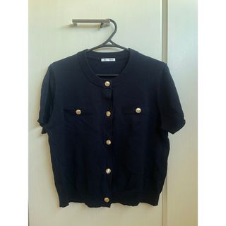 GU 半袖カーディガン(カーディガン)