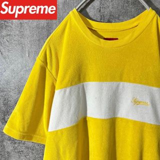 シュプリーム(Supreme)の[大人気]　シュプリーム　Tシャツ　パイル生地　刺繡ロゴ　シンプル◎　レア◎(Tシャツ/カットソー(七分/長袖))