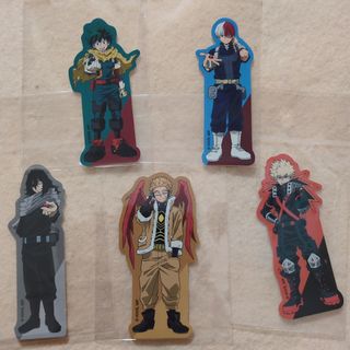 僕のヒーローアカデミアオリジナルステッカー全5種セット　ヒロアカ明治チョココラボ(その他)