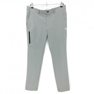 ニューバランス(New Balance)のニューバランスゴルフ パンツ グレー 格子柄織生地 立体ロゴ メンズ 4(M) ゴルフウェア New Balance(ウエア)