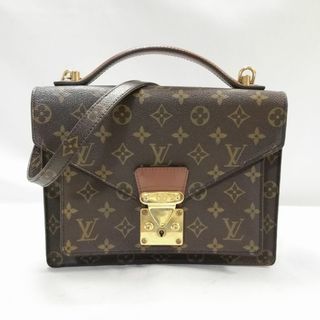 ルイヴィトン(LOUIS VUITTON)の【良品】ルイ・ヴィトン（モノグラム）モンソー　2way　男女兼用　ストラップ付き(ショルダーバッグ)