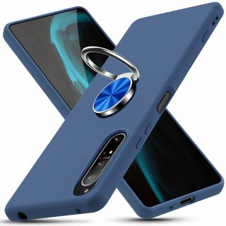 【数量限定】Xperia 1 II ケース リング付き 耐衝撃 薄型 TPU S