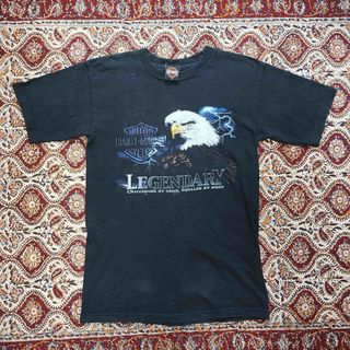 Harley-Davidson Tシャツ ブラック　両面プリント