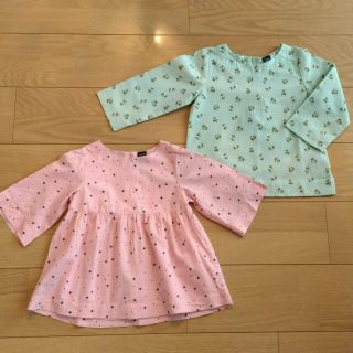 ベビーギャップ(babyGAP)のペールトーン❤春チュニック２枚セット(ブラウス)