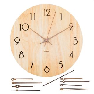 【在庫セール】KINO DESIGN 木製 掛け時計 アナログ 30cm 静音 