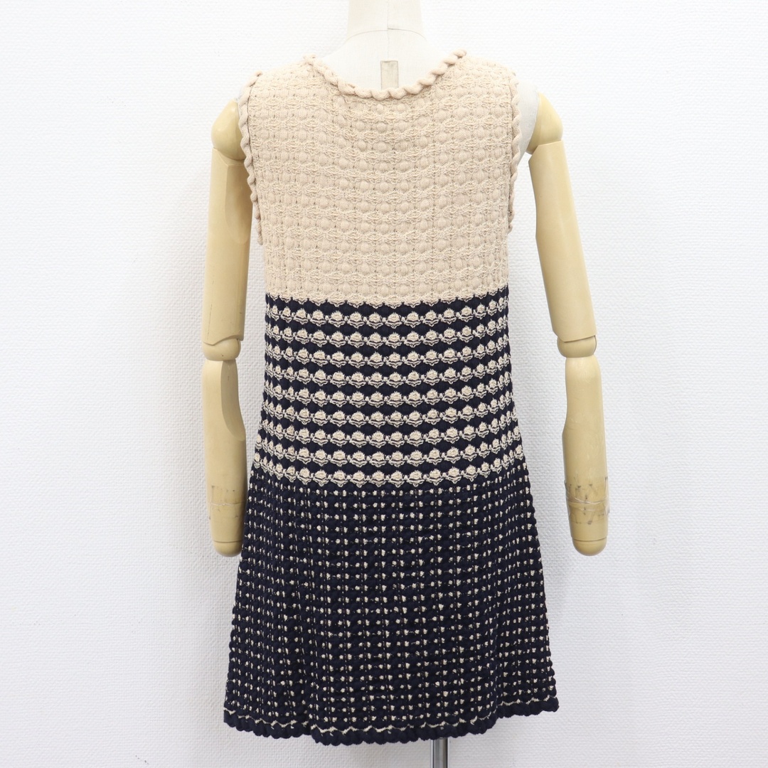 【未使用級】CHANELシャネル ノースリーブニットワンピース CHANEL - IT25GCTBOCYU CHANEL シャネル ニット ワンピース