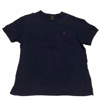 ポロラルフローレン ポニー刺繍 Tシャツ ネイビー 夏物古着m18
