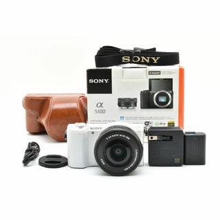ソニー(SONY)の【美品】Sony ソニー Alpha A5100 α5100 レンズキット(ミラーレス一眼)